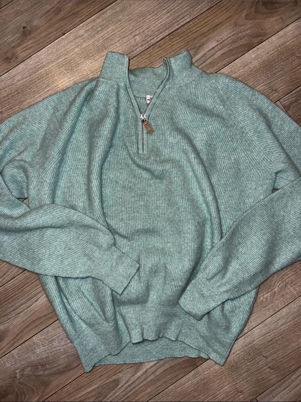 Women’s Peter Millar Quarter-Zip Sweater Pullover - Seafoam Green